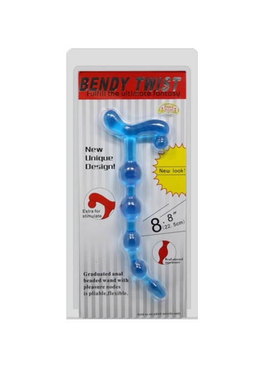 Bendy Twist Blaue Analkugeln von Baile Anal