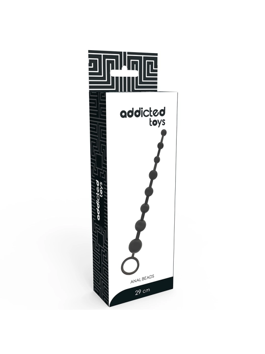 Analperlen 29 cm Schwarz von Addicted Toys