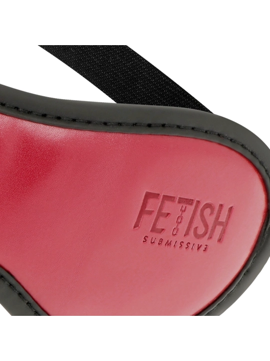 Vegane Ledermaske mit Neoprenfutter von Fetish Submissive Dark Room