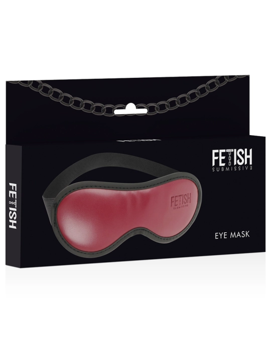 Vegane Ledermaske mit Neoprenfutter von Fetish Submissive Dark Room