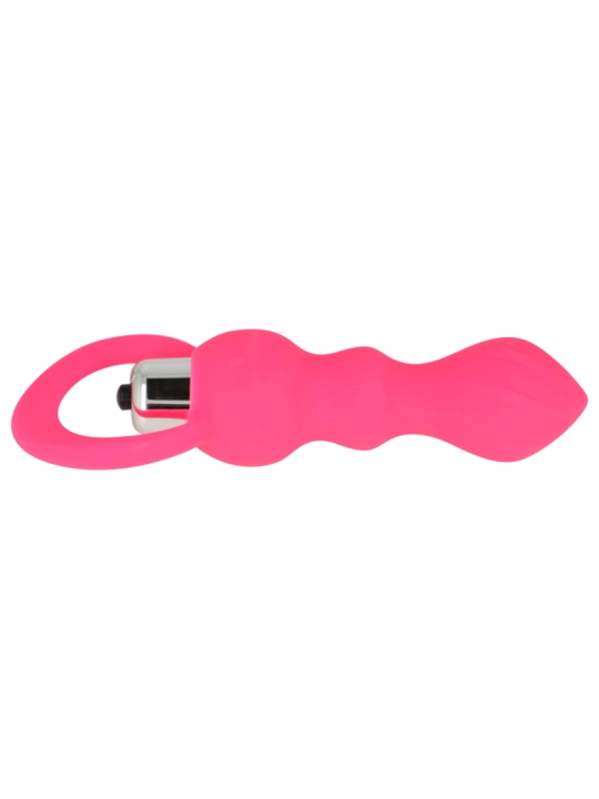 Analstimulator mit Vibration 9 cm Rosa von Ohmama