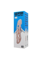 Penis Extender Cover mit Vibration und Natürlichem Gurt 13.5 cm von Baile For Him