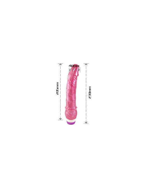 Realistischer Roter Vibrator 23 cm von Baile Vibrators