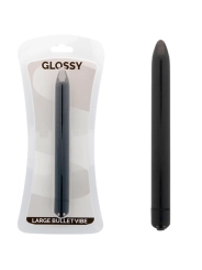 Schlanker Vibrator Schwarz von Glossy