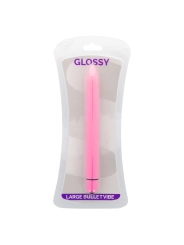 Schlanker Vibrator Deep Rose von Glossy