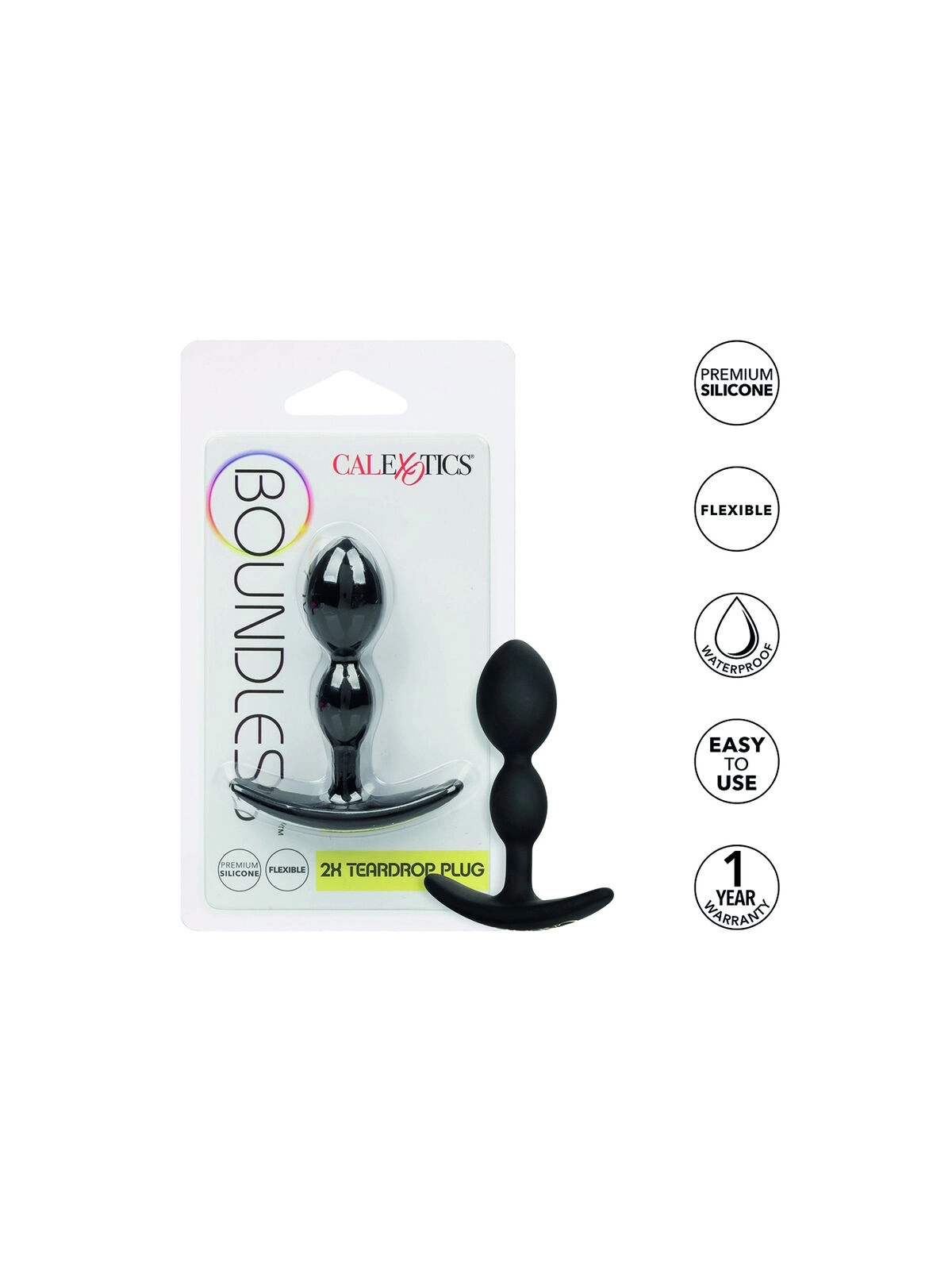 Boundless 2x Teardrop Plug von Calexotics