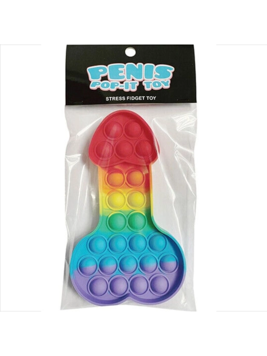 Mehrfarbiges Pop-It-Penis-Anti-Stress-Spielzeug von Kheper Games