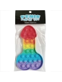 Mehrfarbiges Pop-It-Penis-Anti-Stress-Spielzeug von Kheper Games