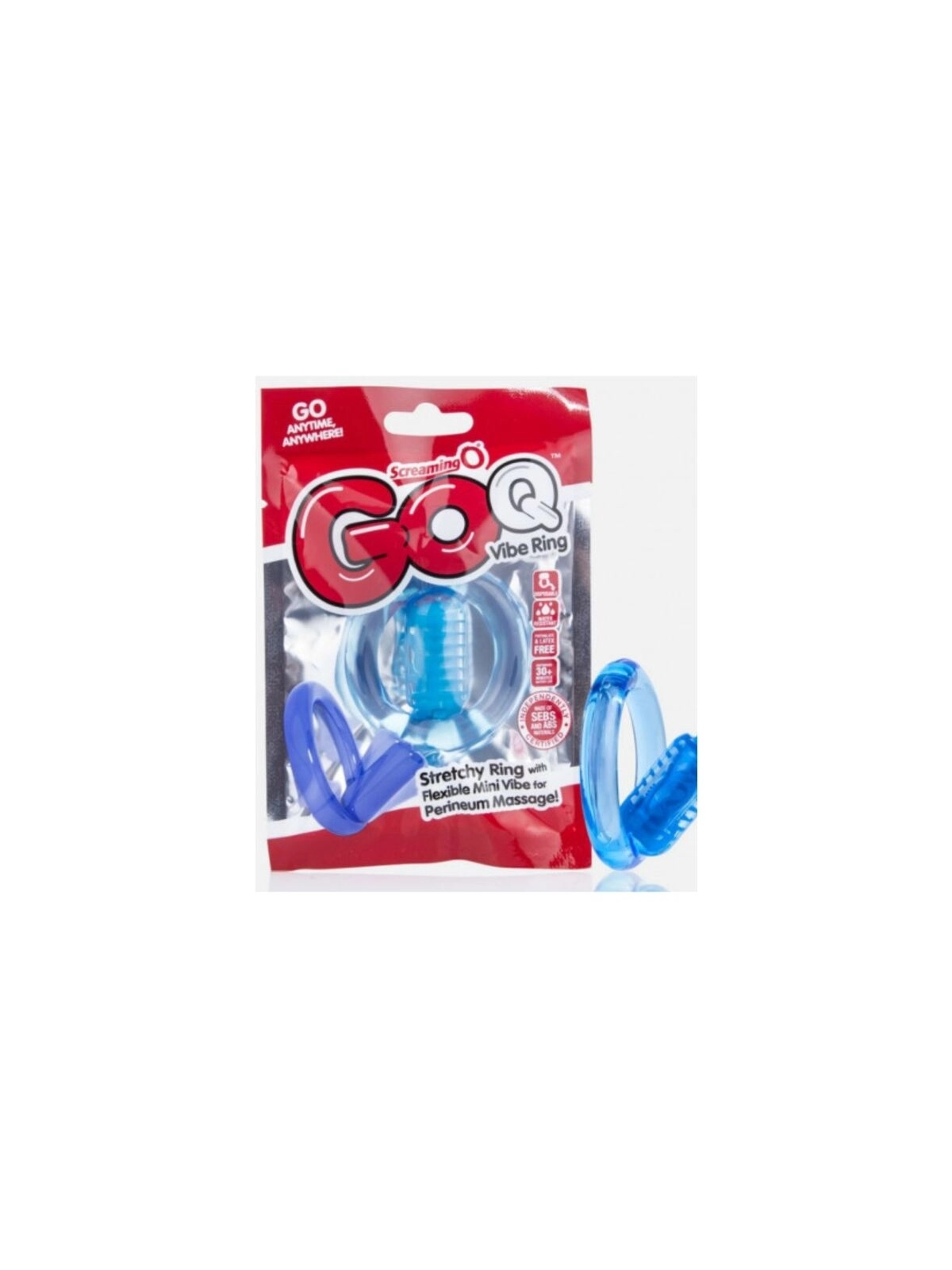 Go Q Vibe Transparenter Vibratorring von Screaming O