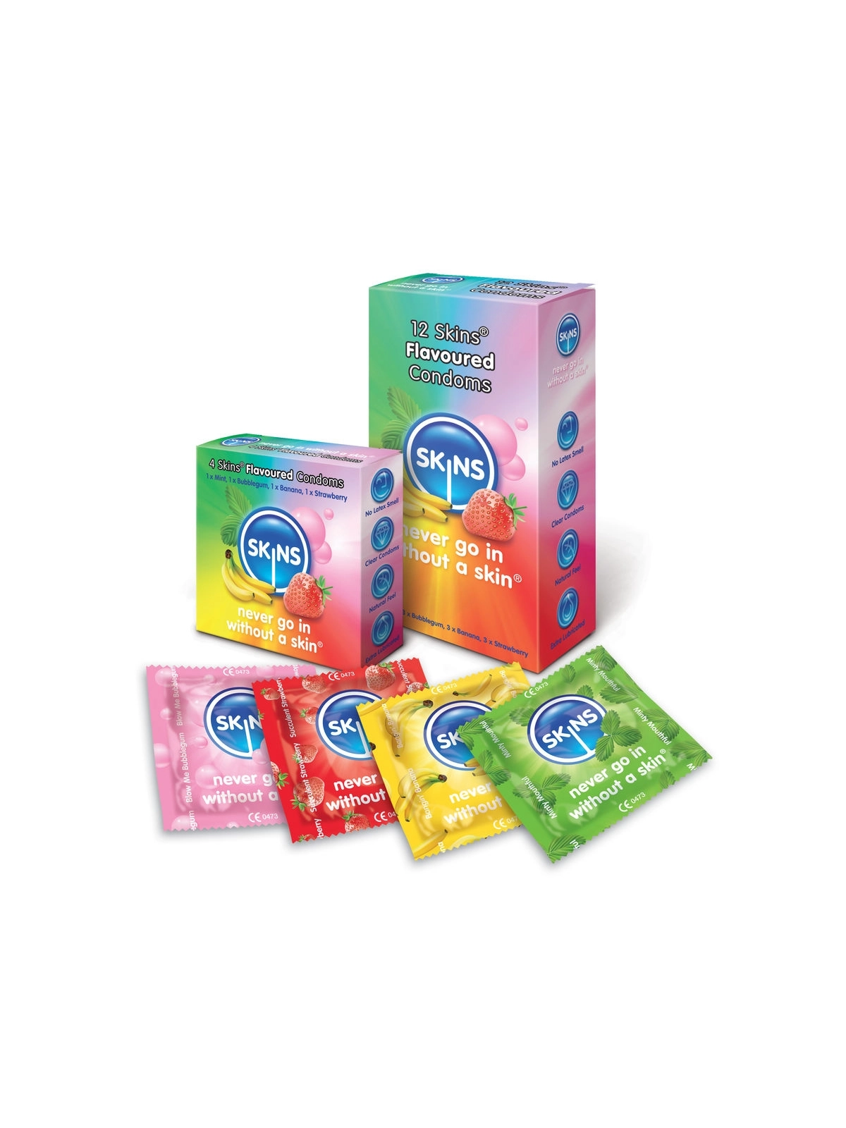 Condom Flavours 12 Pack von Skins