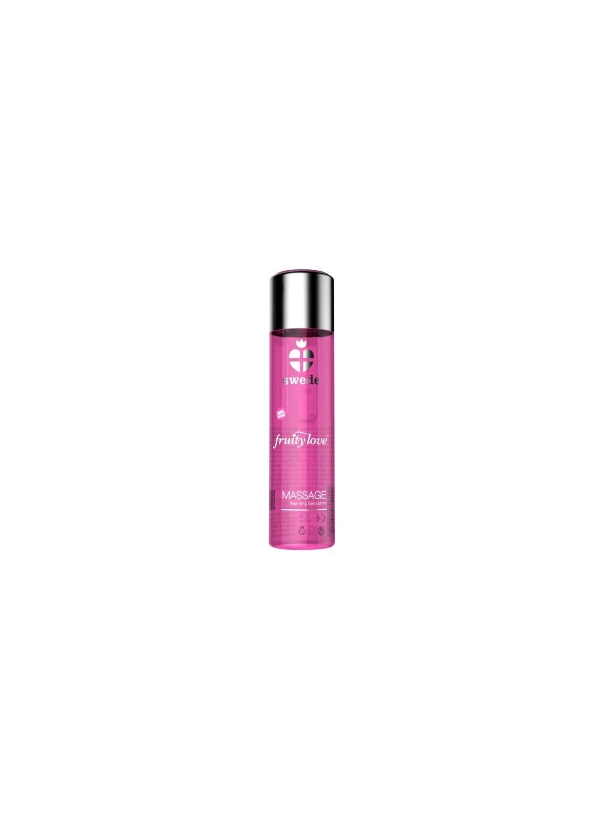 Fruity Love Massageöl mit Wärmendem Effekt, Rosa Grapefruit mit Mango 60 ml von Swede