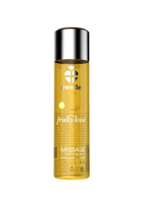 Fruity Love Massageöl mit Wärmendem Effekt Tropisches Fruchtiges mit Honig 60 ml von Swede