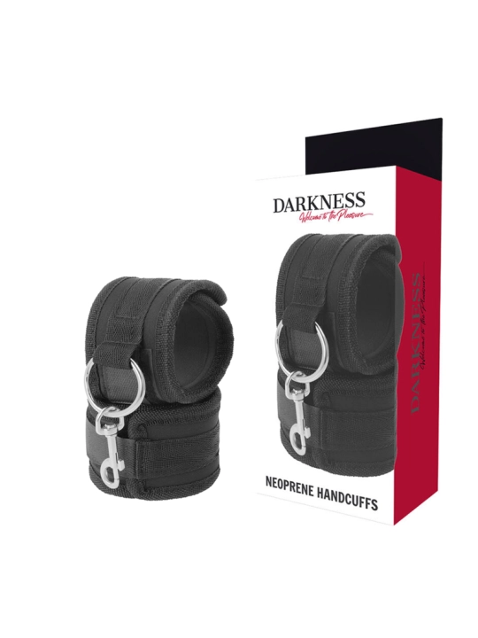 Handschellen aus Neopren von Darkness Bondage