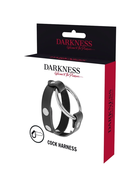 Bdsm-Hahn- und Hodenring von Darkness Bondage