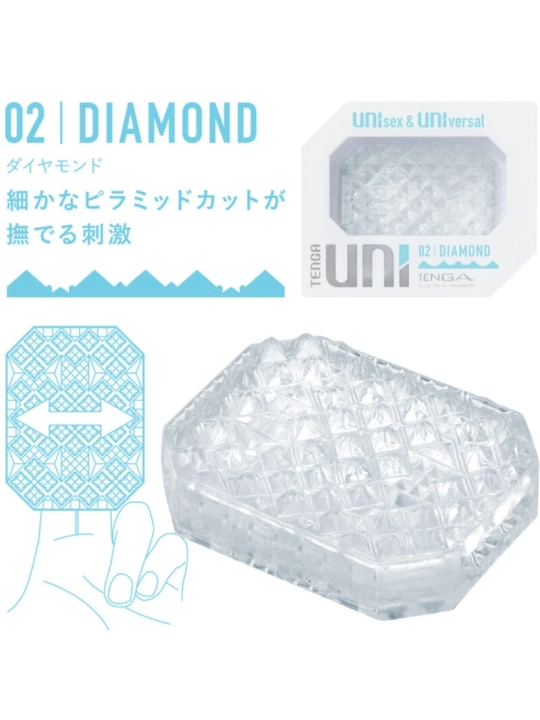 Uni Diamond Masturbator-Fingerhut von Tenga