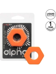 Alpha Prolong Sexagon Ring Orange von Calexotics