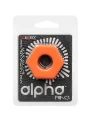 Alpha Prolong Sexagon Ring Orange von Calexotics