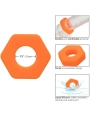 Alpha Prolong Sexagon Ring Orange von Calexotics