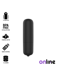 Schwarze Mini-Vibrationskugel von Online