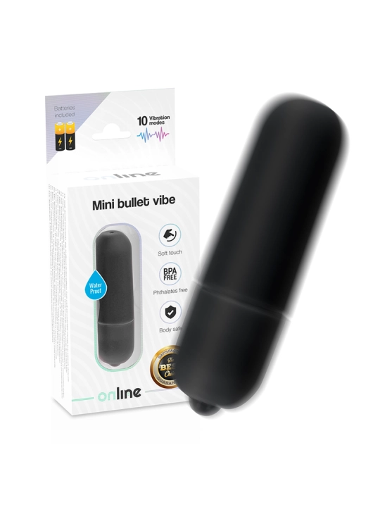 Schwarze Mini-Vibrationskugel von Online