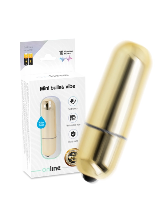 Mini Goldene Vibrationskugel von Online