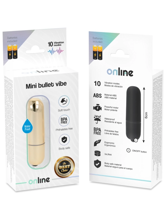 Mini Goldene Vibrationskugel von Online