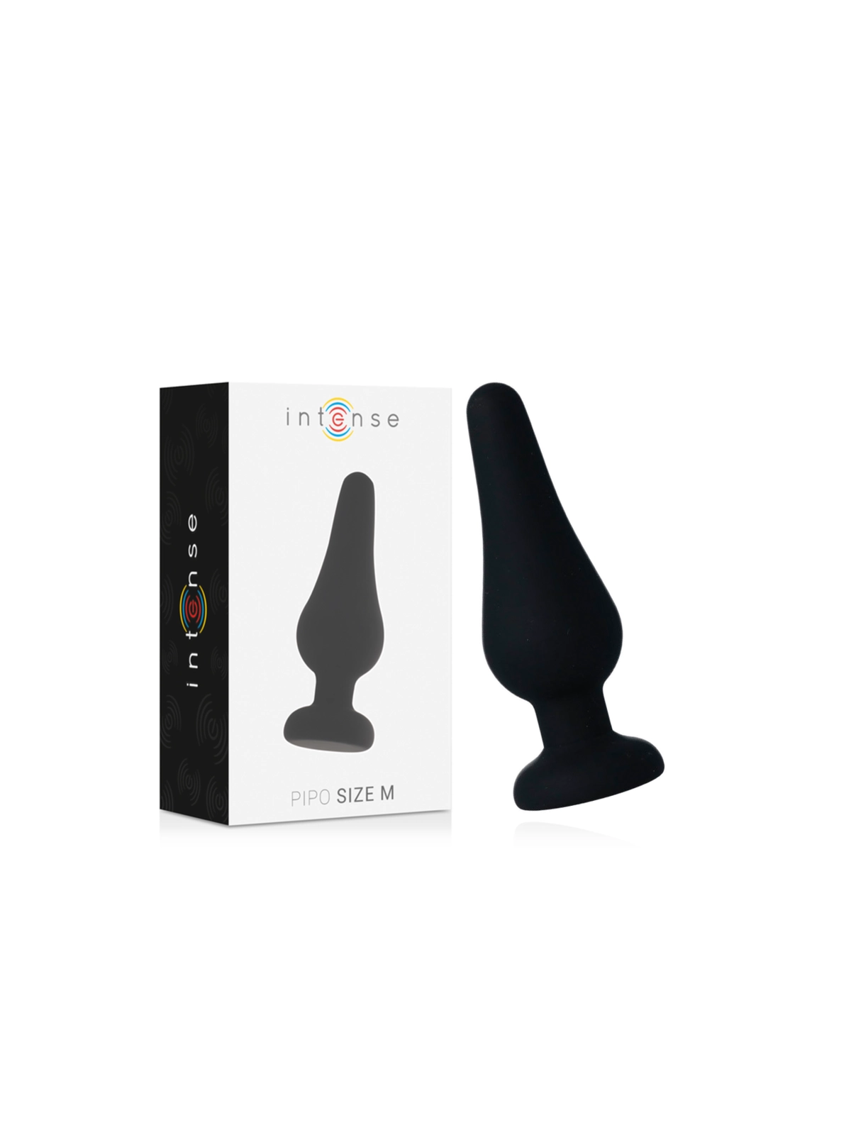 Analplug Pipo M Schwarzes Silikon 11 cm von Intense Anal Toys