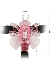 Gurt mit Vibrierendem Schmetterling mit Mehreren Geschwindigkeiten von Baile Stimulating