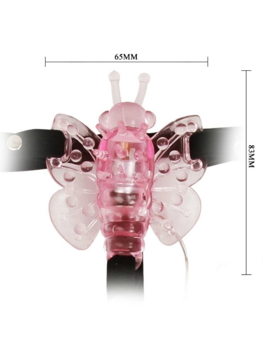 Gurt mit Vibrierendem Schmetterling mit Mehreren Geschwindigkeiten von Baile Stimulating