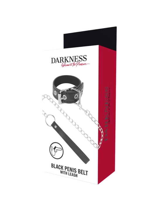 Penisring mit Riemen von Darkness Bondage