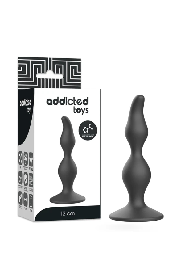 Anal Sexueller Stecker 12 cm Schwarz von Addicted Toys