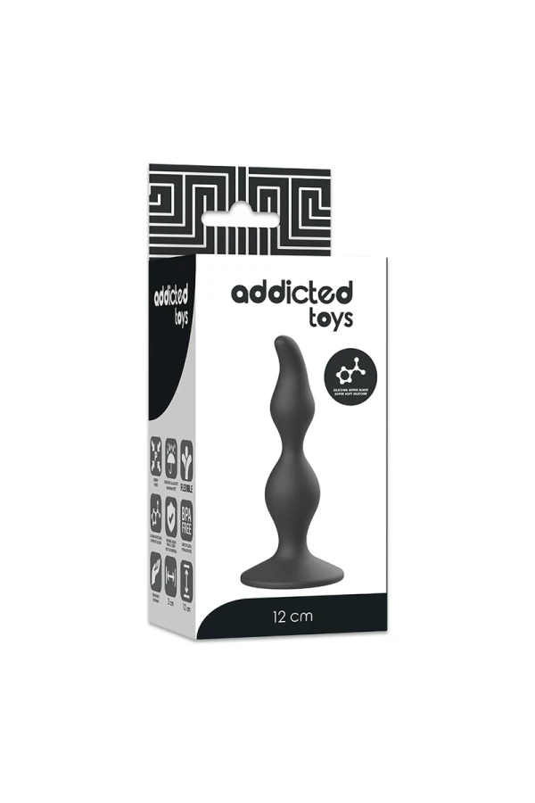 Anal Sexueller Stecker 12 cm Schwarz von Addicted Toys