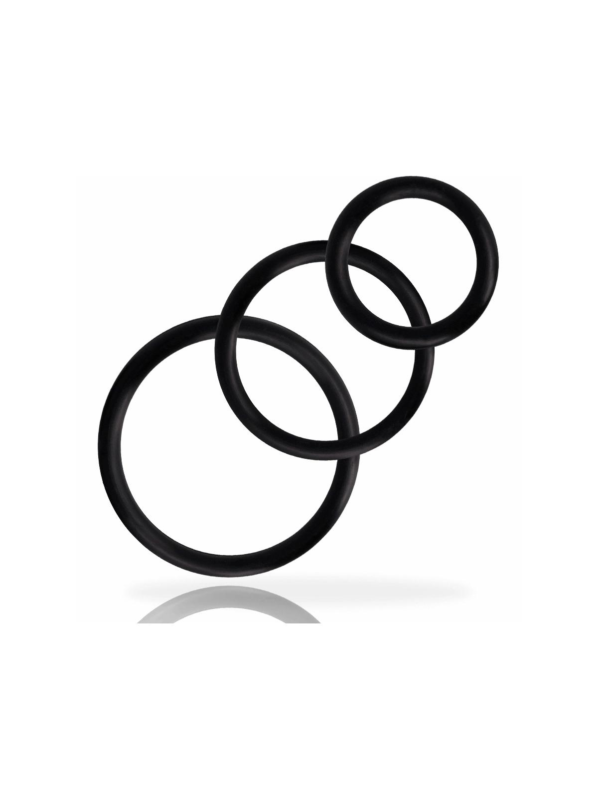 Ringset für Penis Schwarz von Addicted Toys