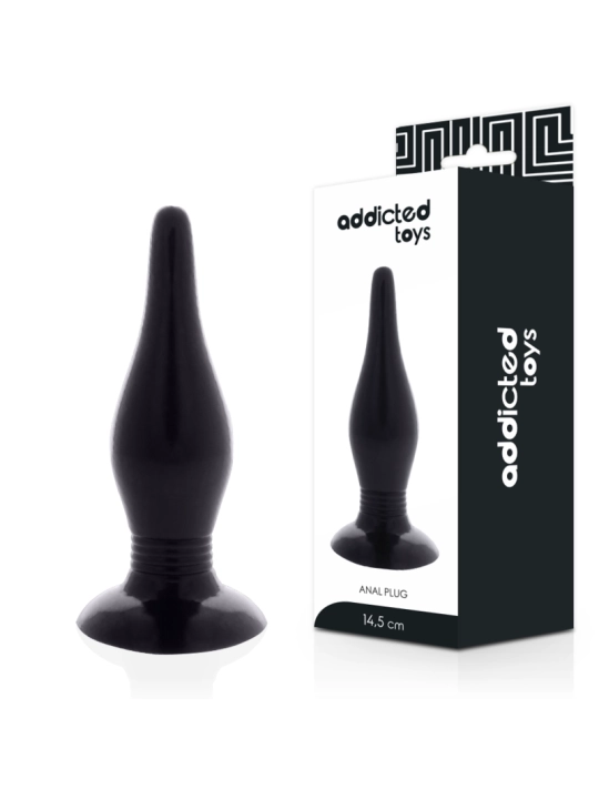 Analplug 14.5 cm Schwarz von Addicted Toys