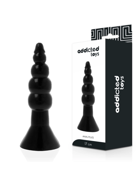 Analplug 17 cm Schwarz von Addicted Toys