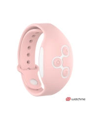 Wireless-Technologie-Uhr Zartes Rosa von Watchme