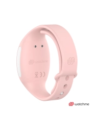 Wireless-Technologie-Uhr Zartes Rosa von Watchme