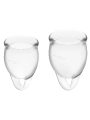 Feel Confident Menstrual Cup Clear 15 + 20 ml von Satisfyer Menstrual Cups