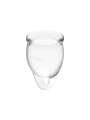 Feel Confident Menstrual Cup Clear 15 + 20 ml von Satisfyer Menstrual Cups