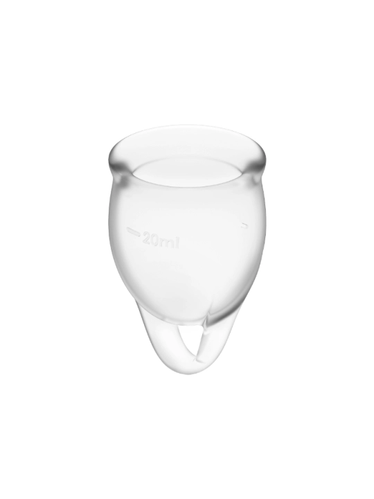 Feel Confident Menstrual Cup Clear 15 + 20 ml von Satisfyer Menstrual Cups