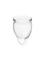 Feel Confident Menstrual Cup Clear 15 + 20 ml von Satisfyer Menstrual Cups