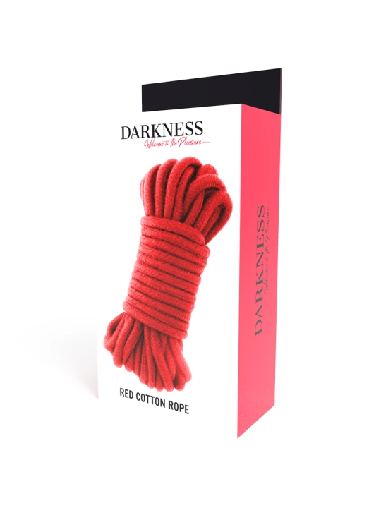 Japanisches Seil 10 M Rot von Darkness Bondage