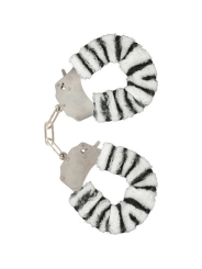 Furry Fun Manschetten Bondage Zebra von Toyjoy