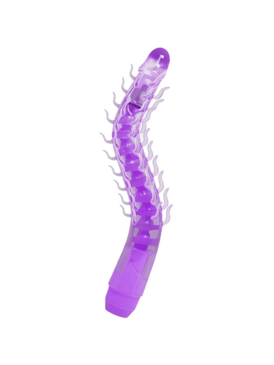 Flexi Vibe Sensual Spine Biegbarer Vibrierdildo Flieder 23.5 cm von Baile