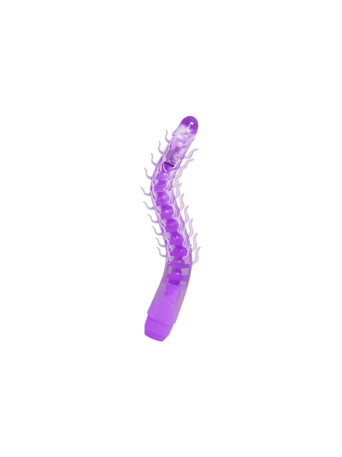 Flexi Vibe Sensual Spine Biegbarer Vibrierdildo Flieder 23.5 cm von Baile