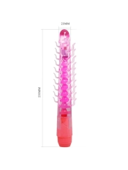 Flexi Vibe Sensual Spine Biegbarer Vibrierdildo Flieder 23.5 cm von Baile