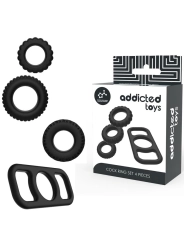 Cock Ring Set 4 Stück von Addicted Toys