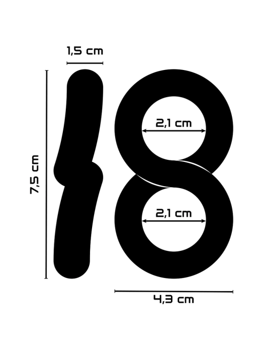 Super Flexibler und Widerstandsfähiger Penis- und Hodenring Pr12 Schwarz von Powering