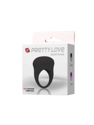 Bertram Schwarzer Vibratorring von Pretty Love Male