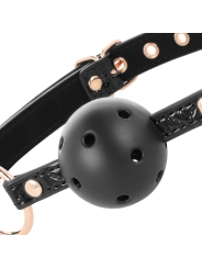 Black Edition Ballknebel Veganes Leder von Begme Black Edition